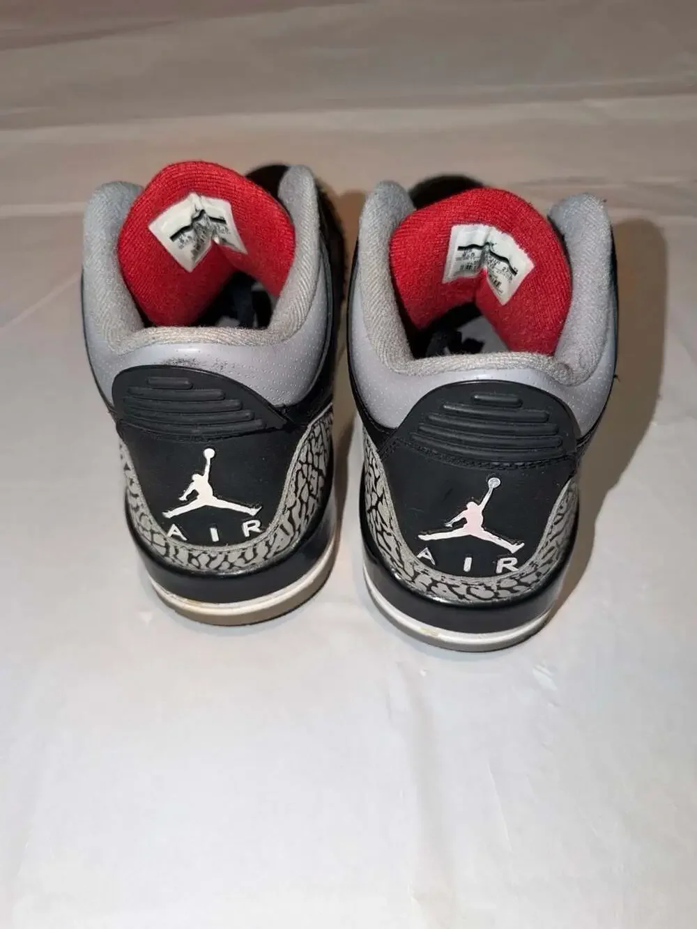 Air Jordan 3 Retro Black Cement 9.5 2012 release